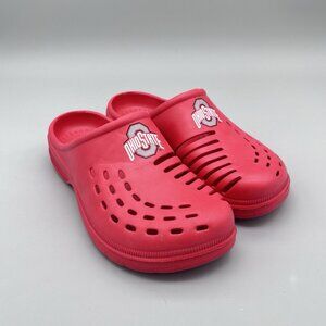 Ohio State Buckeyes FOCO Red Clog Style Slides Sandals Men's Size 9-10